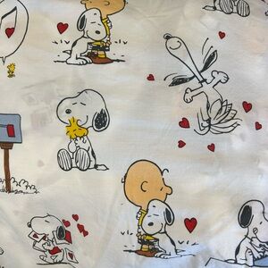 Pottery Barn Kids Valentine Peanuts Snoopy Bedding Set